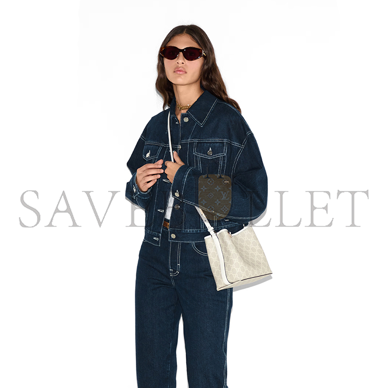 GUCCI GG EMBLEM SMALL BUCKET BAG 815118 (19*18*11cm)